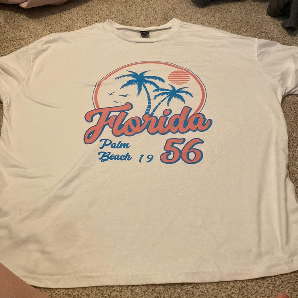 White Florida tshirt from shein. Size small.